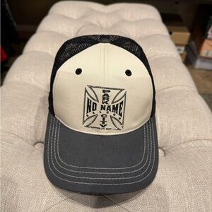 Black and Cream Trucker Hat